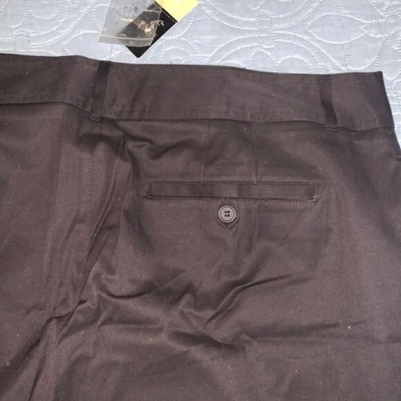 Venezia Womens Dark Brown Straight Skirt Size 18 Cotton Blend With Tags - Picture 8 of 8